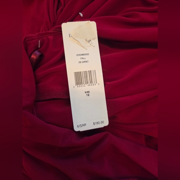 Lauren Ralph Lauren Red One Shoulder Dress - Picture 3 of 6